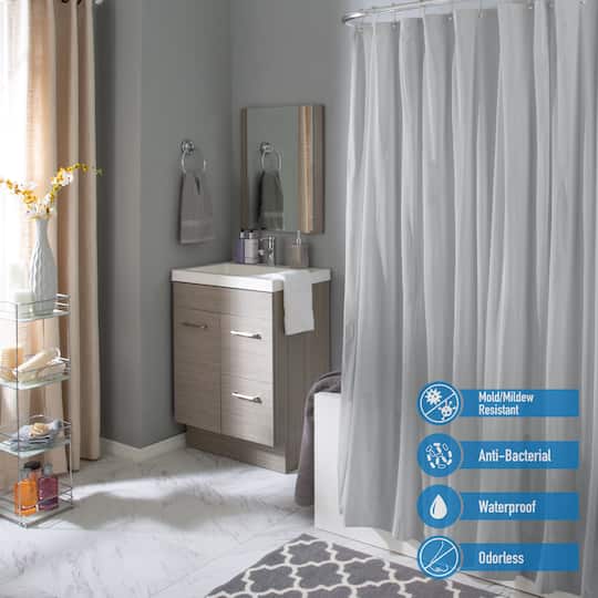 Bath Bliss Splash Guard Shower Liner